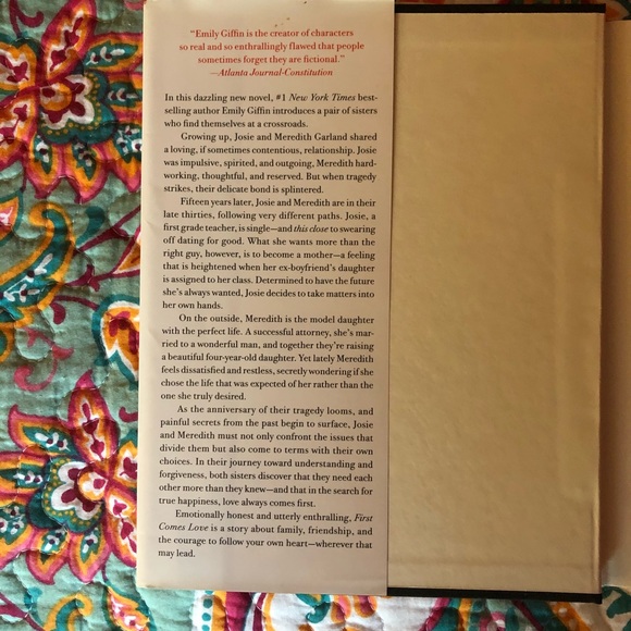 Book - First Comes Love by Emily Griffin - Picture 2 of 2